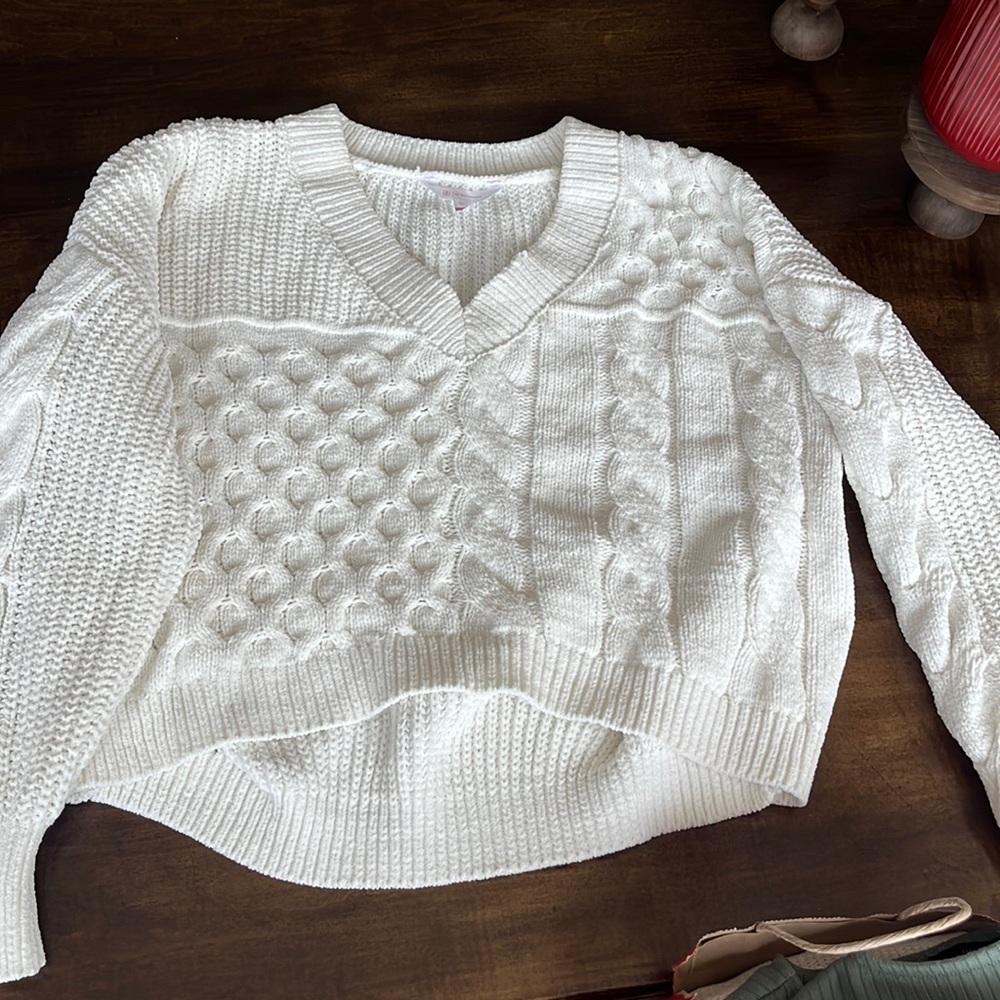 White sweater